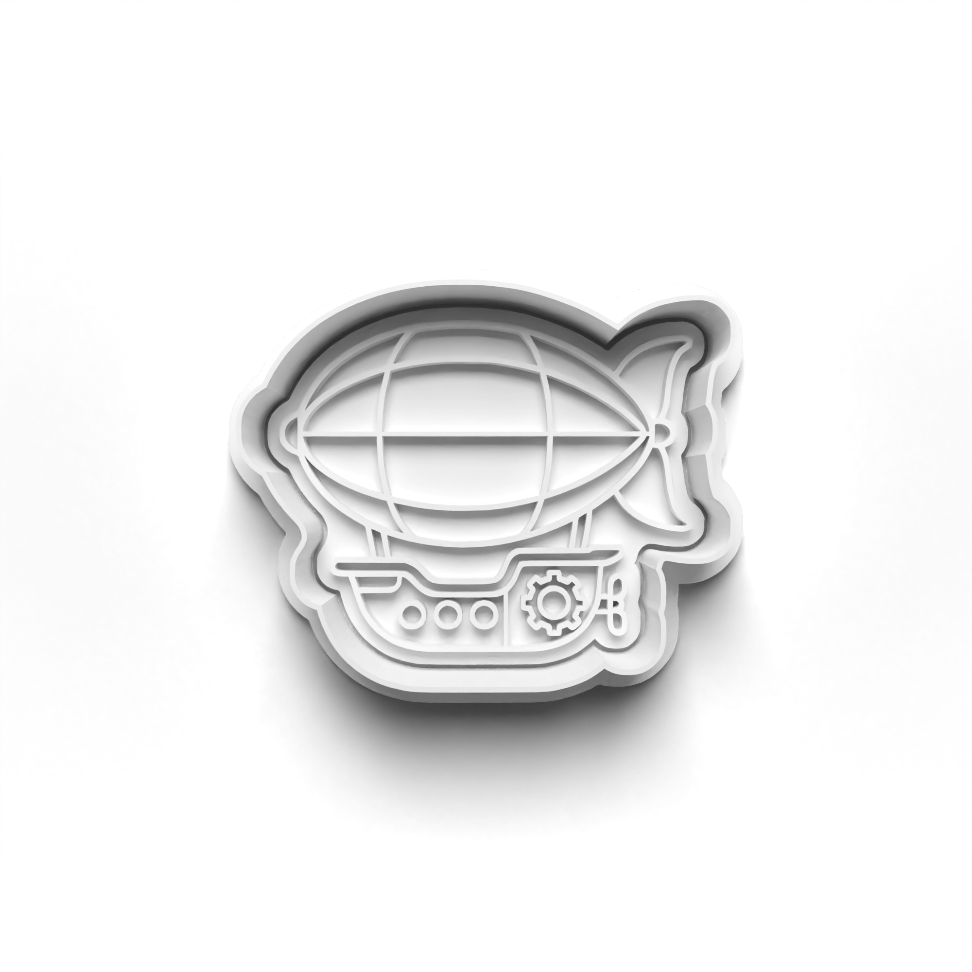 Steampunk Theme Cookie Cutters Set + Stamps for Baking, Crafts, Dough 0871