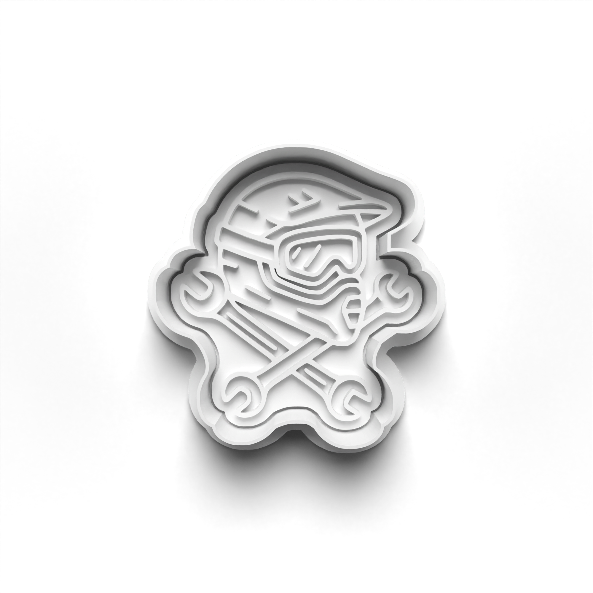 Dirt Bike Theme Cookie Cutters Set + Stamps for Baking, Crafts, Dough 0874