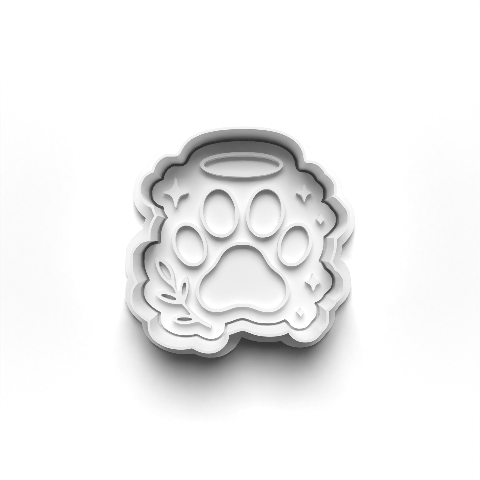 Dog In Memory Themed Cookie Cutters Set + Stamps for Baking, Crafts, Dough 0875