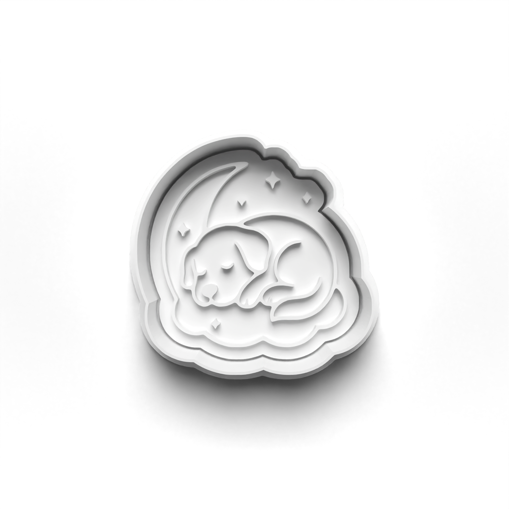 Dog In Memory Themed Cookie Cutters Set + Stamps for Baking, Crafts, Dough 0875
