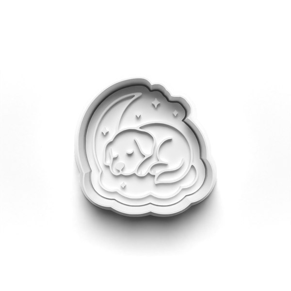 Dog In Memory Themed Cookie Cutters Set + Stamps for Baking, Crafts, Dough 0875