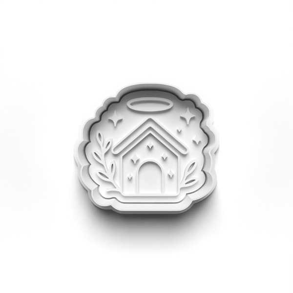 Dog In Memory Themed Cookie Cutters Set + Stamps for Baking, Crafts, Dough 0875