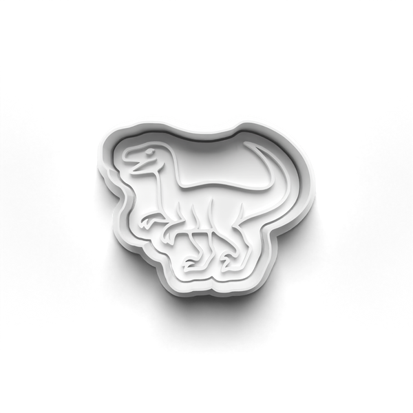 Dinosaurs Theme Cookie Cutters Set + Stamps for Baking, Crafts, Dough 1056