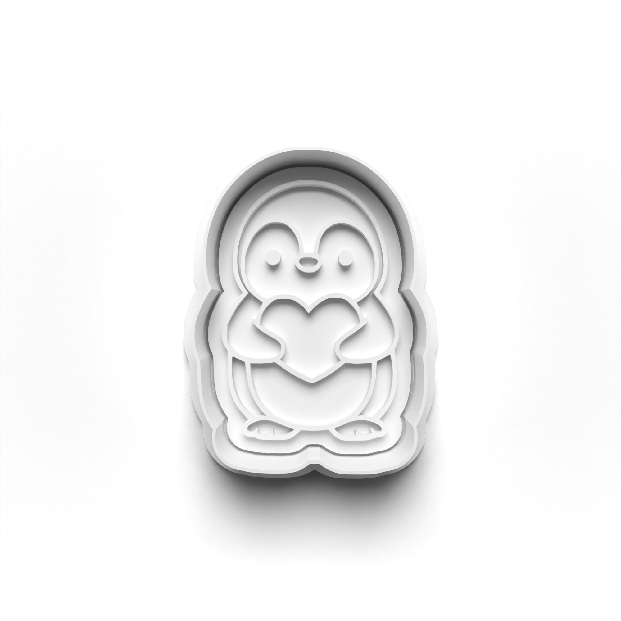 Penguins Theme Cookie Cutters Set + Stamps for Baking, Crafts, Dough 1059