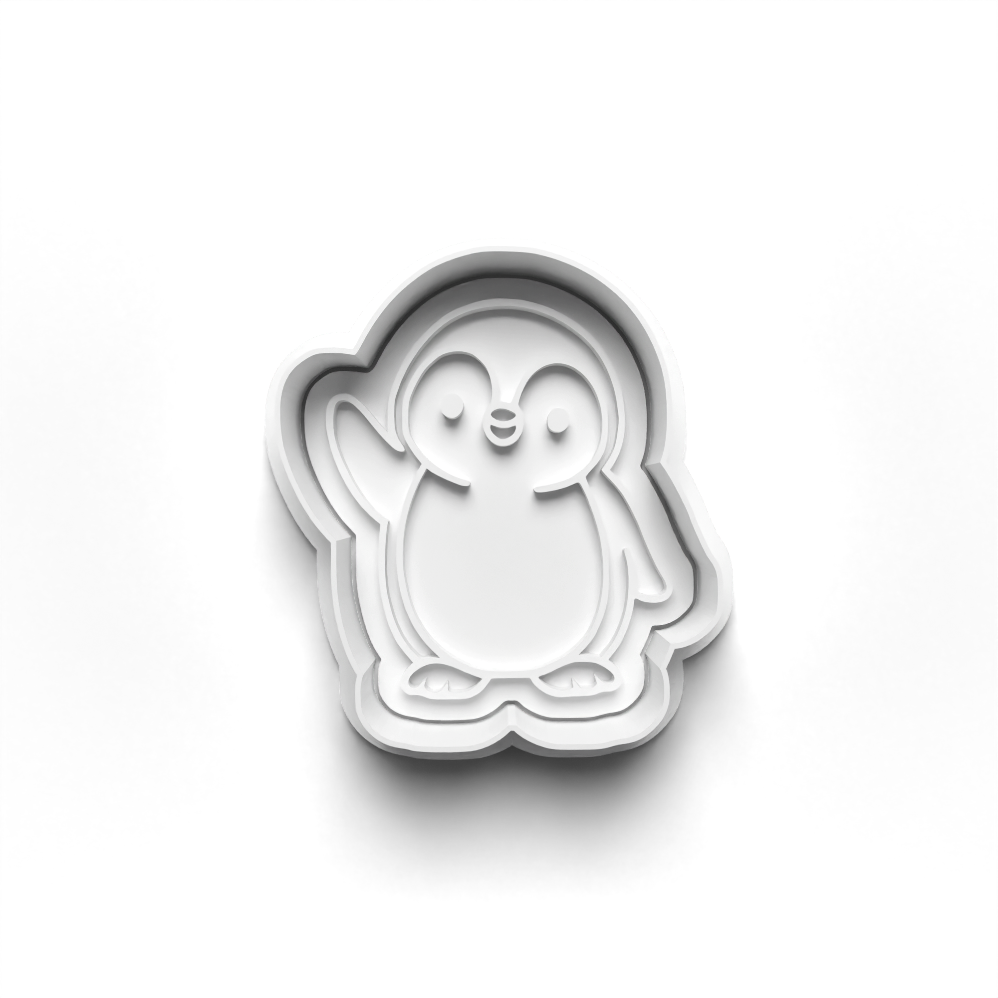 Penguins Theme Cookie Cutters Set + Stamps for Baking, Crafts, Dough 1059