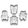 Insects Theme Cookie Cutters Set + Stamps for Baking, Crafts, Dough 1061