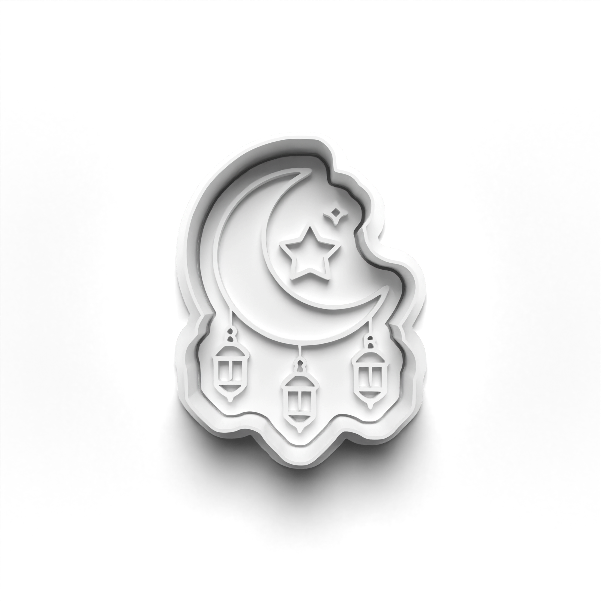 Ramadan Theme Cookie Cutters Set + Stamps for Baking, Crafts, Dough 1065