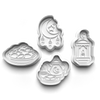 Ramadan Theme Cookie Cutters Set + Stamps for Baking, Crafts, Dough 1065