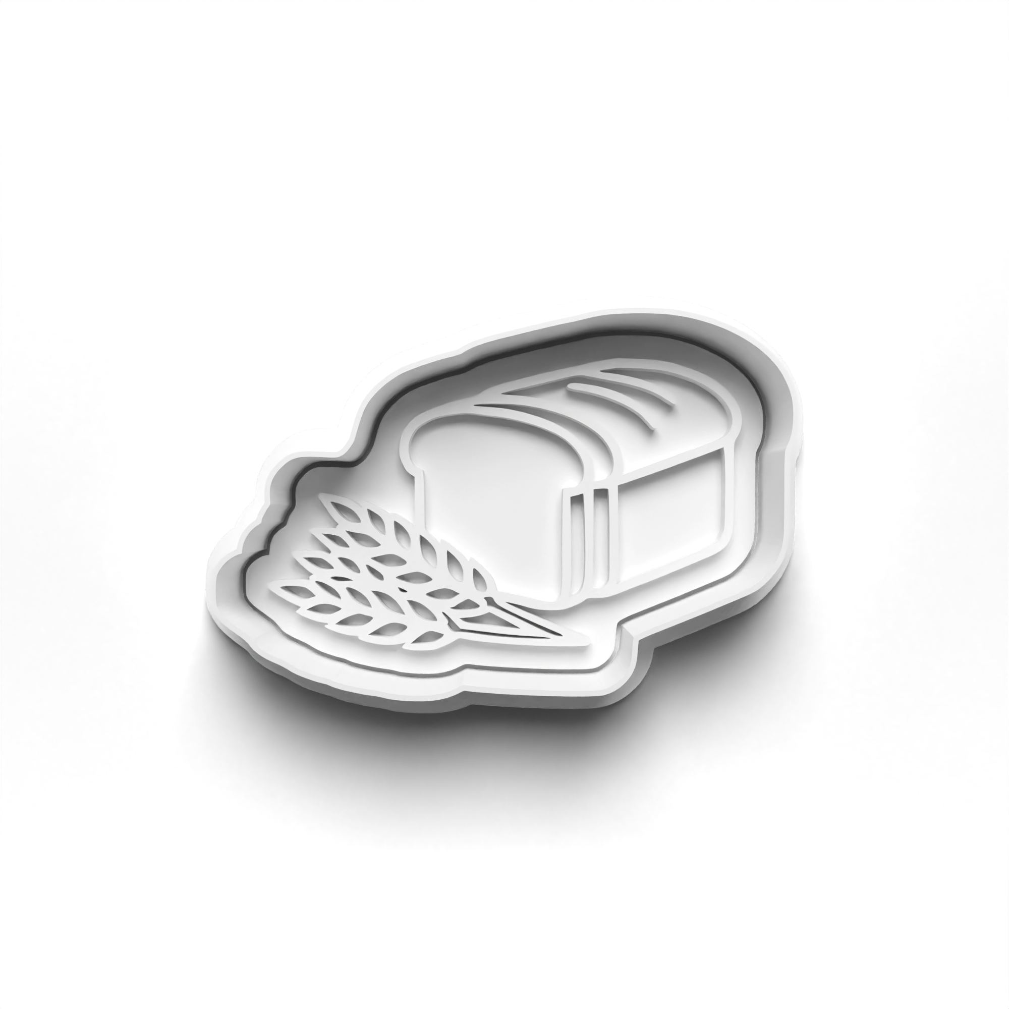 Bread Theme Cookie Cutters Set + Stamps for Baking, Crafts, Dough 1071