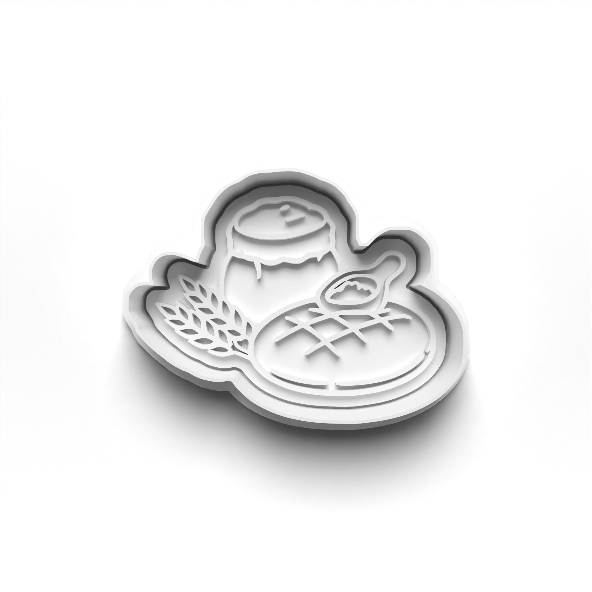 Bread Theme Cookie Cutters Set + Stamps for Baking, Crafts, Dough 1071