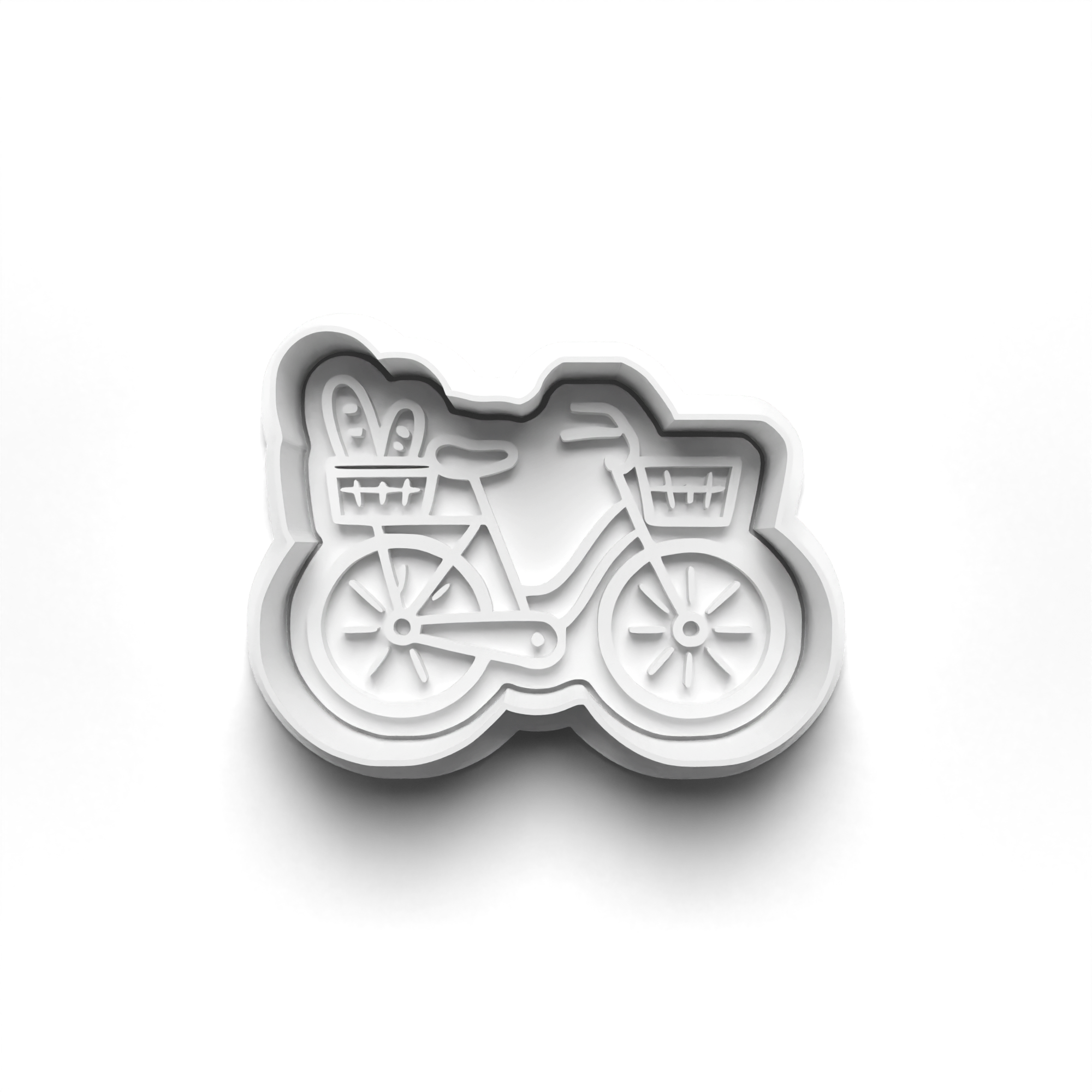 Paris Theme Cookie Cutters Set + Stamps for Baking, Crafts, Play dough 1072