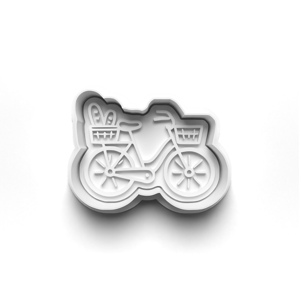 Paris Theme Cookie Cutters Set + Stamps for Baking, Crafts, Play dough 1072