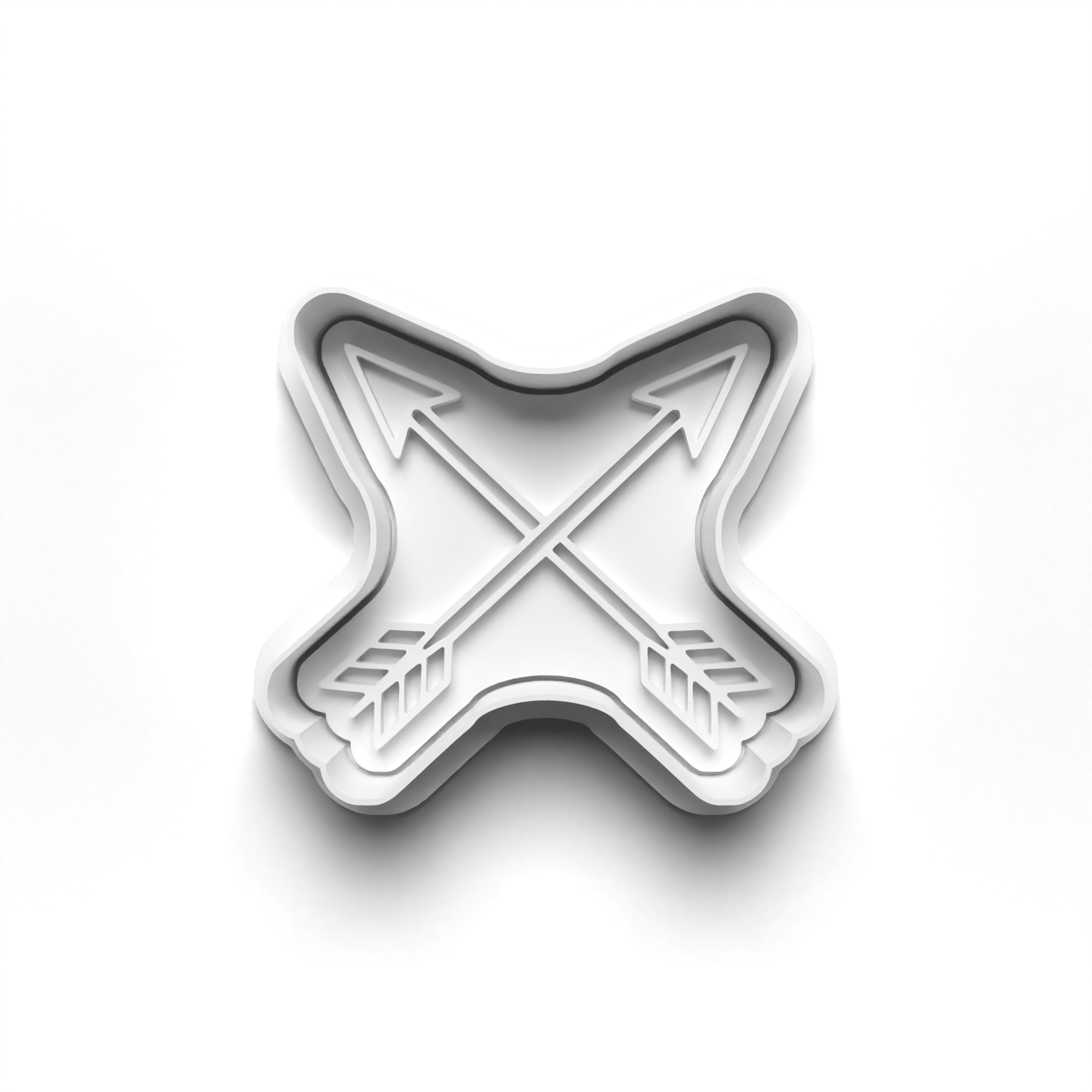 Archery Theme Cookie Cutters Set + Stamps for Baking, Crafts, Dough 1073