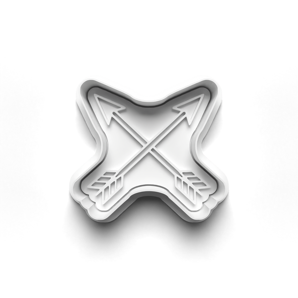 Archery Theme Cookie Cutters Set + Stamps for Baking, Crafts, Dough 1073