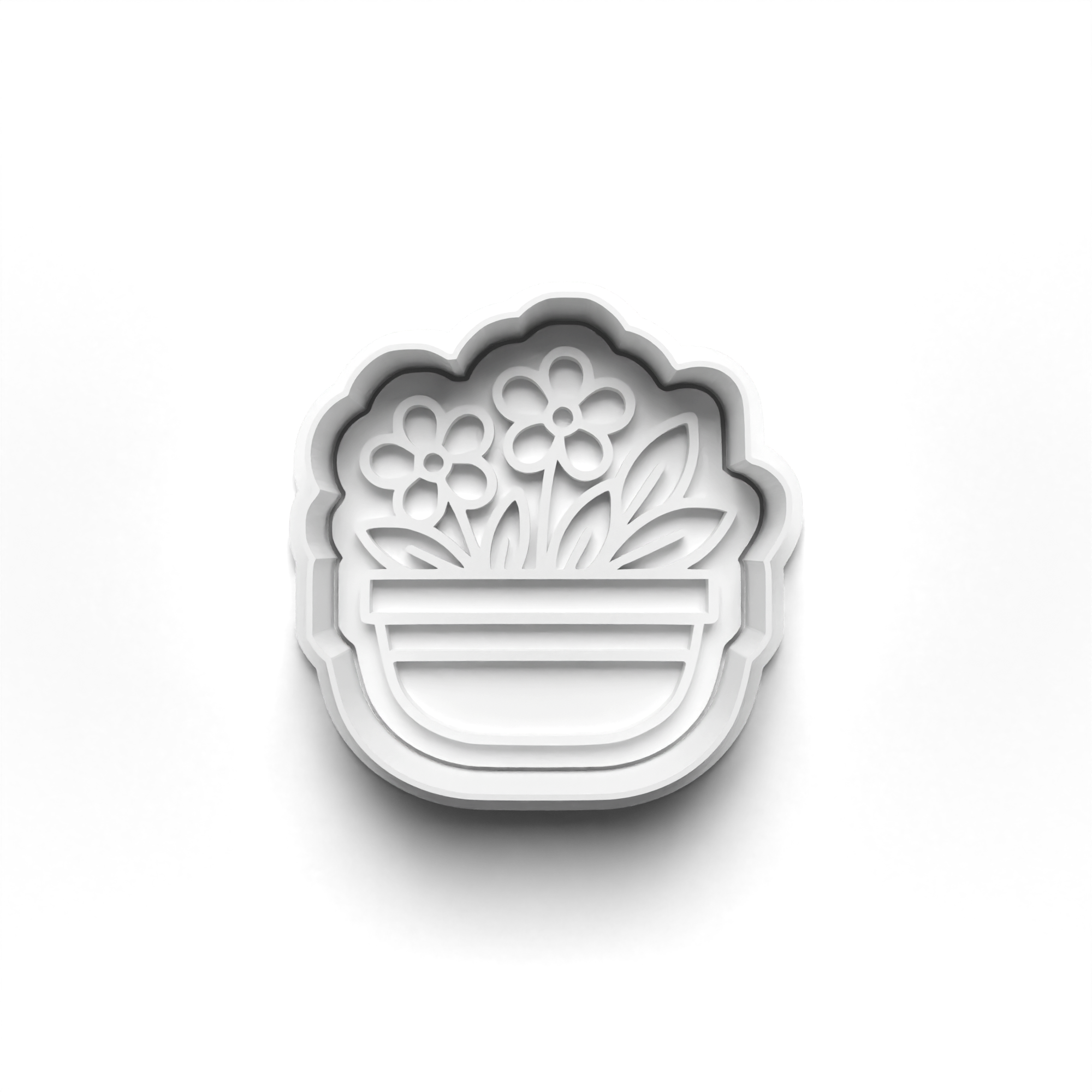 Garden Flowers Theme Cookie Cutters Set + Stamps for Baking, Cookies, Crafts 1077
