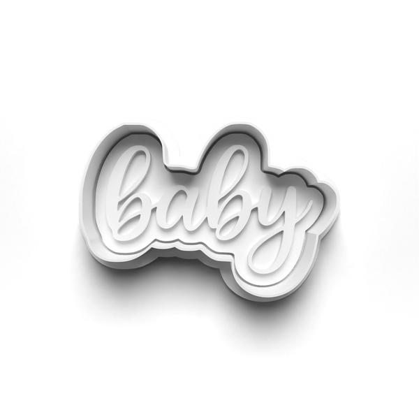Baby Shower Theme Cookie Cutters Set + Stamps for Baking, Cookies, Crafts 1080