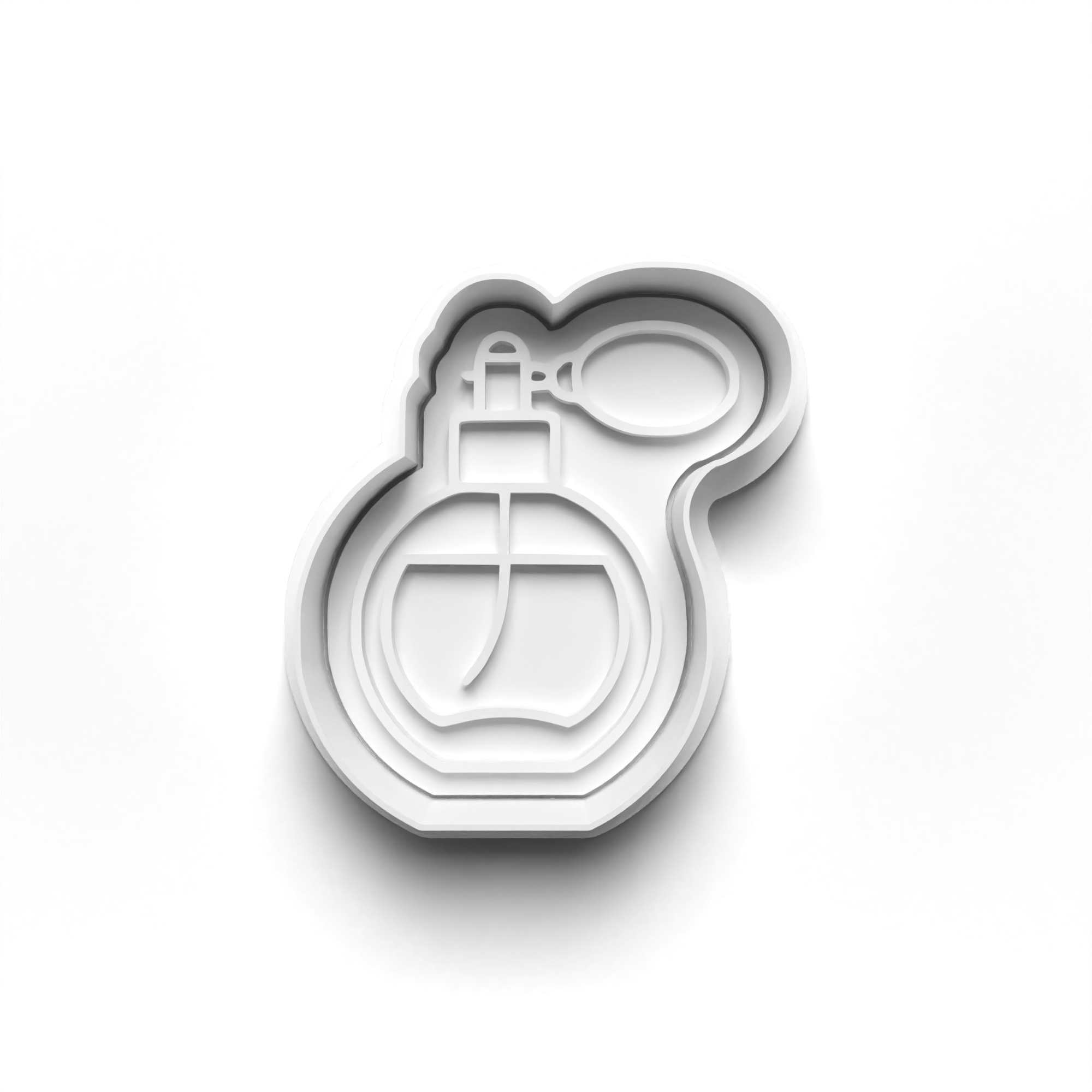 Perfume Bottles Theme Cookie Cutters Set + Stamps for Baking, Cookies, Crafts 1087