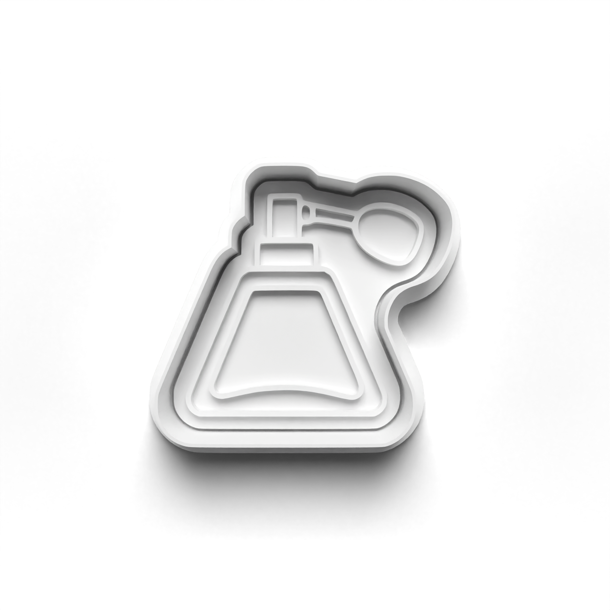 Perfume Bottles Theme Cookie Cutters Set + Stamps for Baking, Cookies, Crafts 1087
