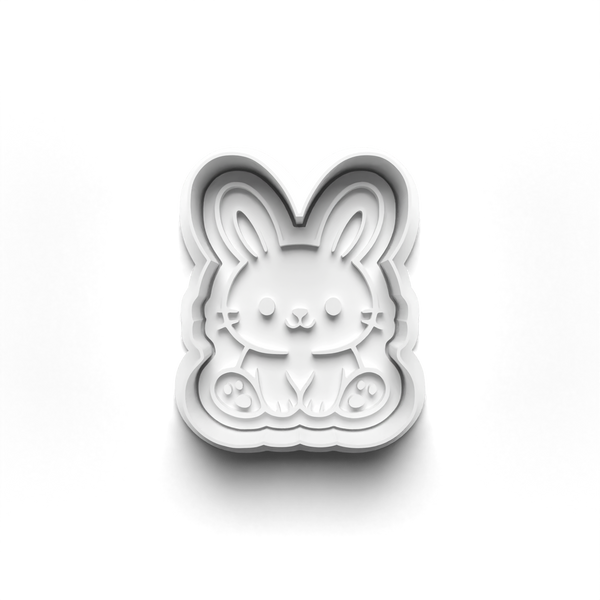 Easter Animals Theme Cookie Cutters Set + Stamps for Baking, Cookies, Crafts 1091