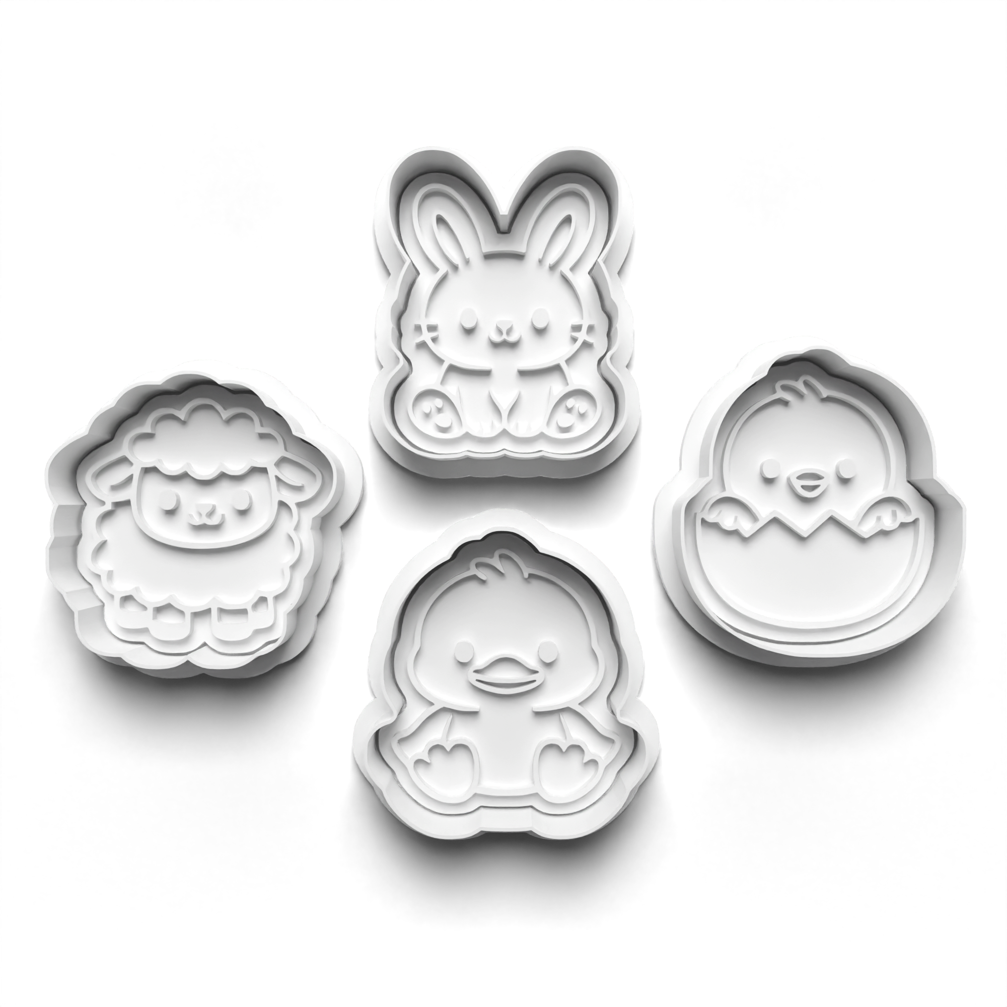 Mothers Day Theme Cookie Cutters Set + Stamps for Baking, Cookies, Crafts 1095