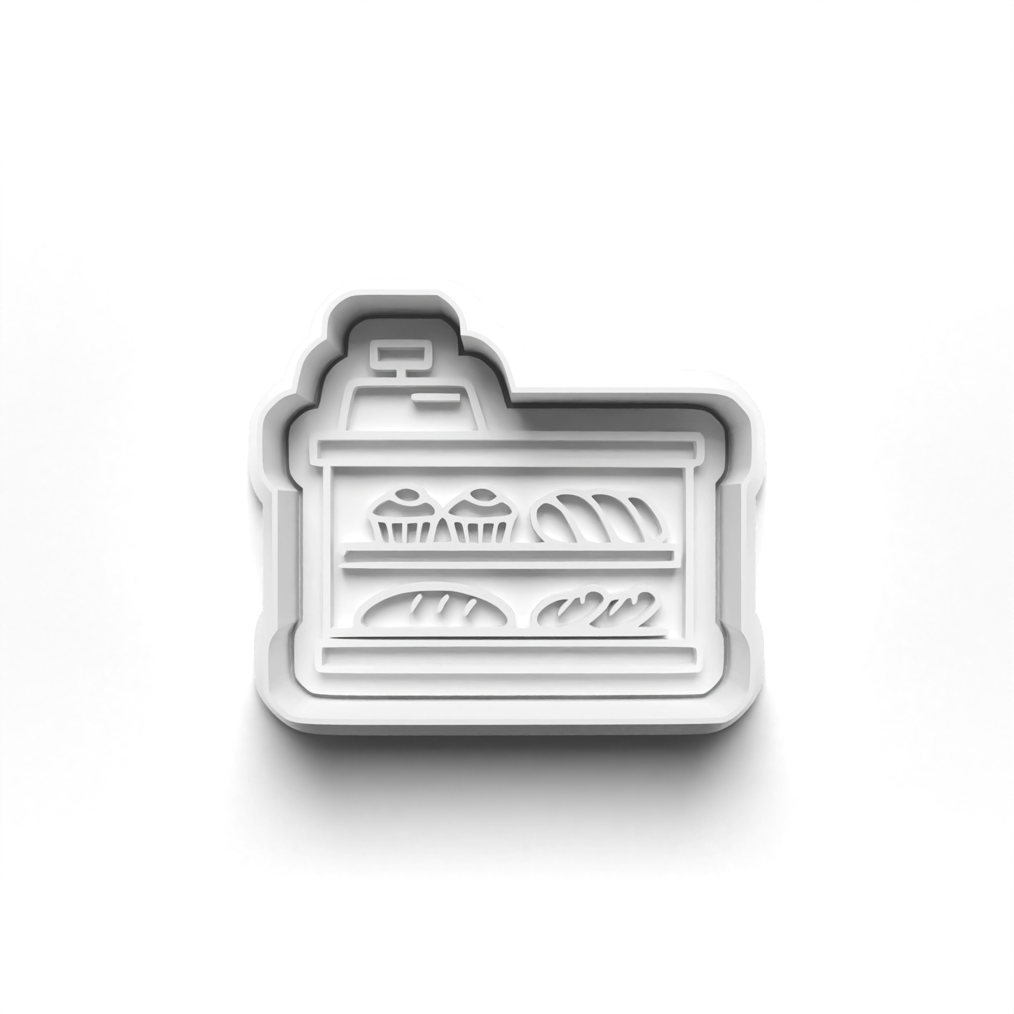 Bakery Theme Cookie Cutters Set + Stamps for Baking, Cookies, Crafts 1099