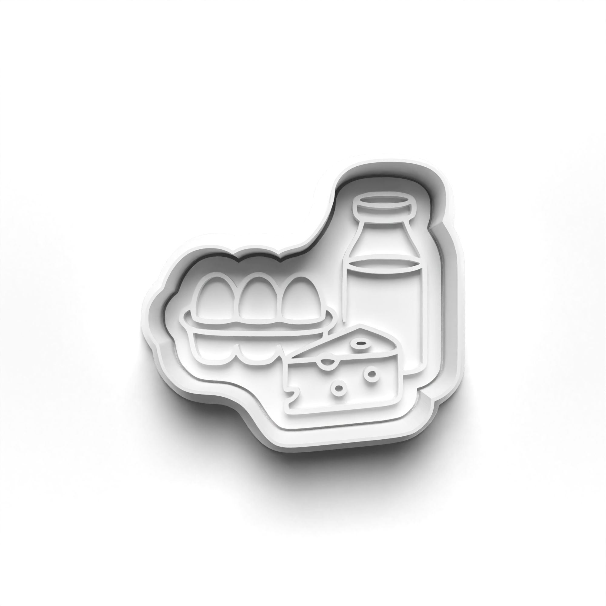 Farmers Market Theme Cookie Cutters Set + Stamps for Baking, Crafts 1100