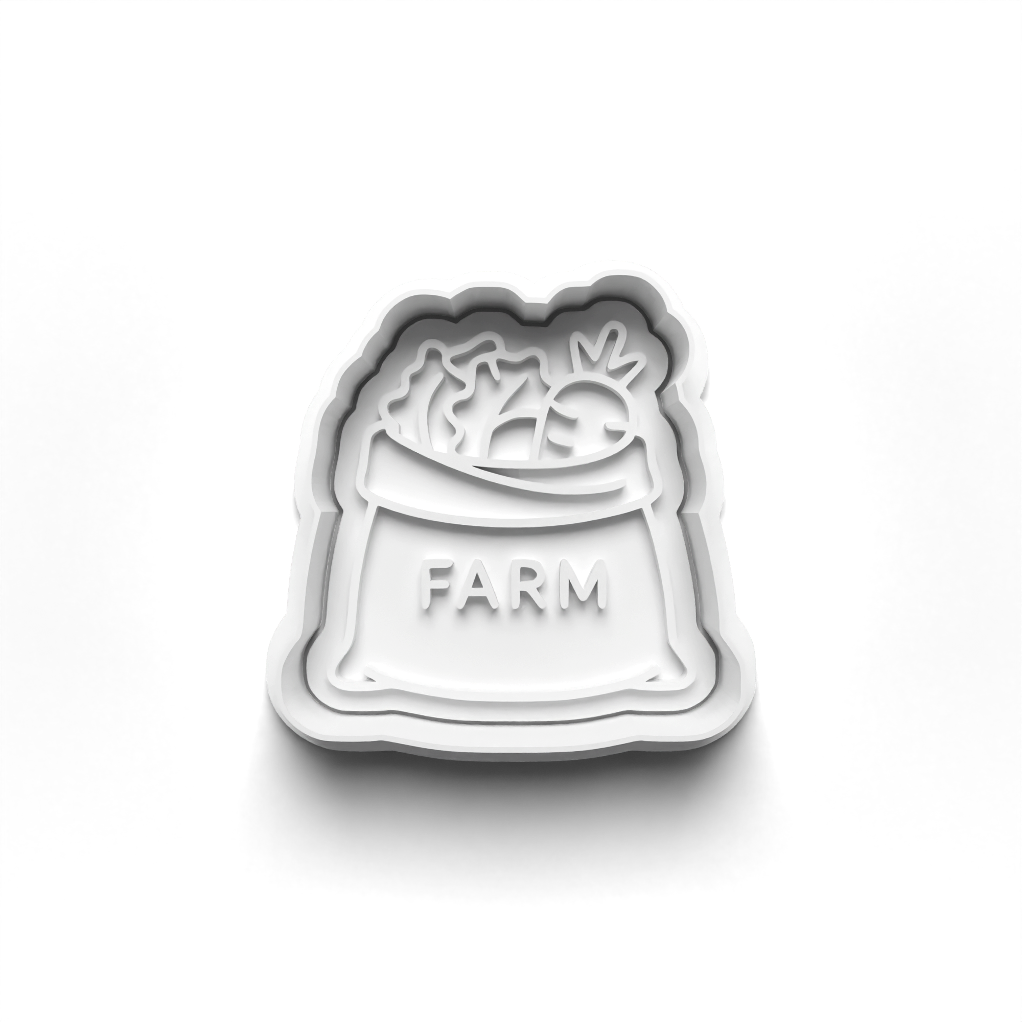 Farmers Market Theme Cookie Cutters Set + Stamps for Baking, Crafts 1100