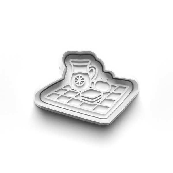 Picnic Theme Cookie Cutters Set + Stamps for Baking, Cookies, Crafts 1101