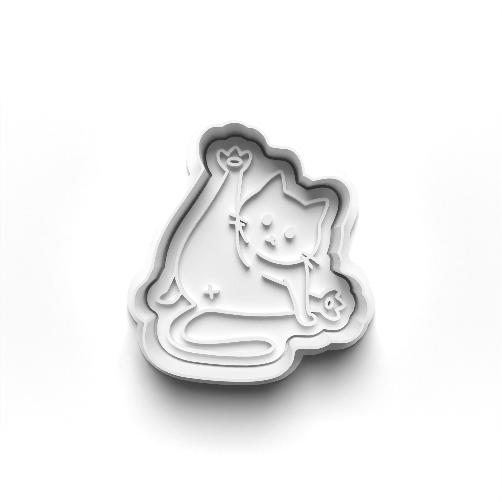 Cat Theme Cookie Cutters Set + Stamps for Baking, Cookies, Crafts 1105