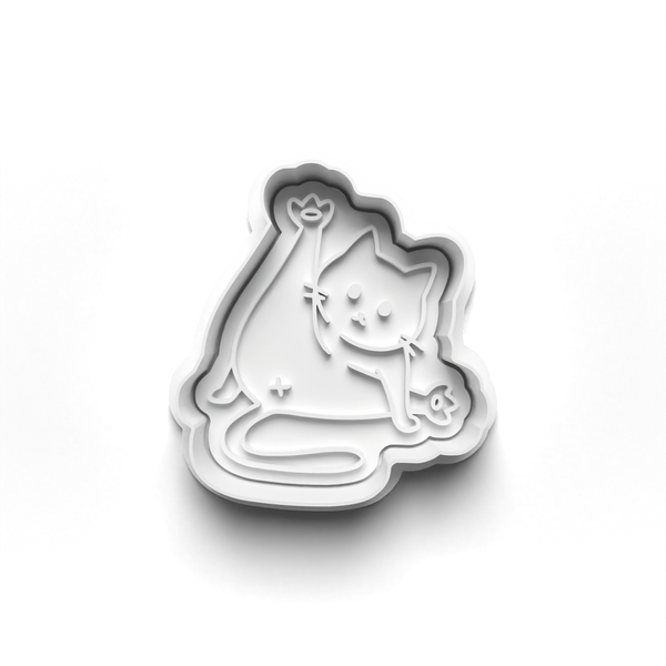 Cat Theme Cookie Cutters Set + Stamps for Baking, Cookies, Crafts 1105