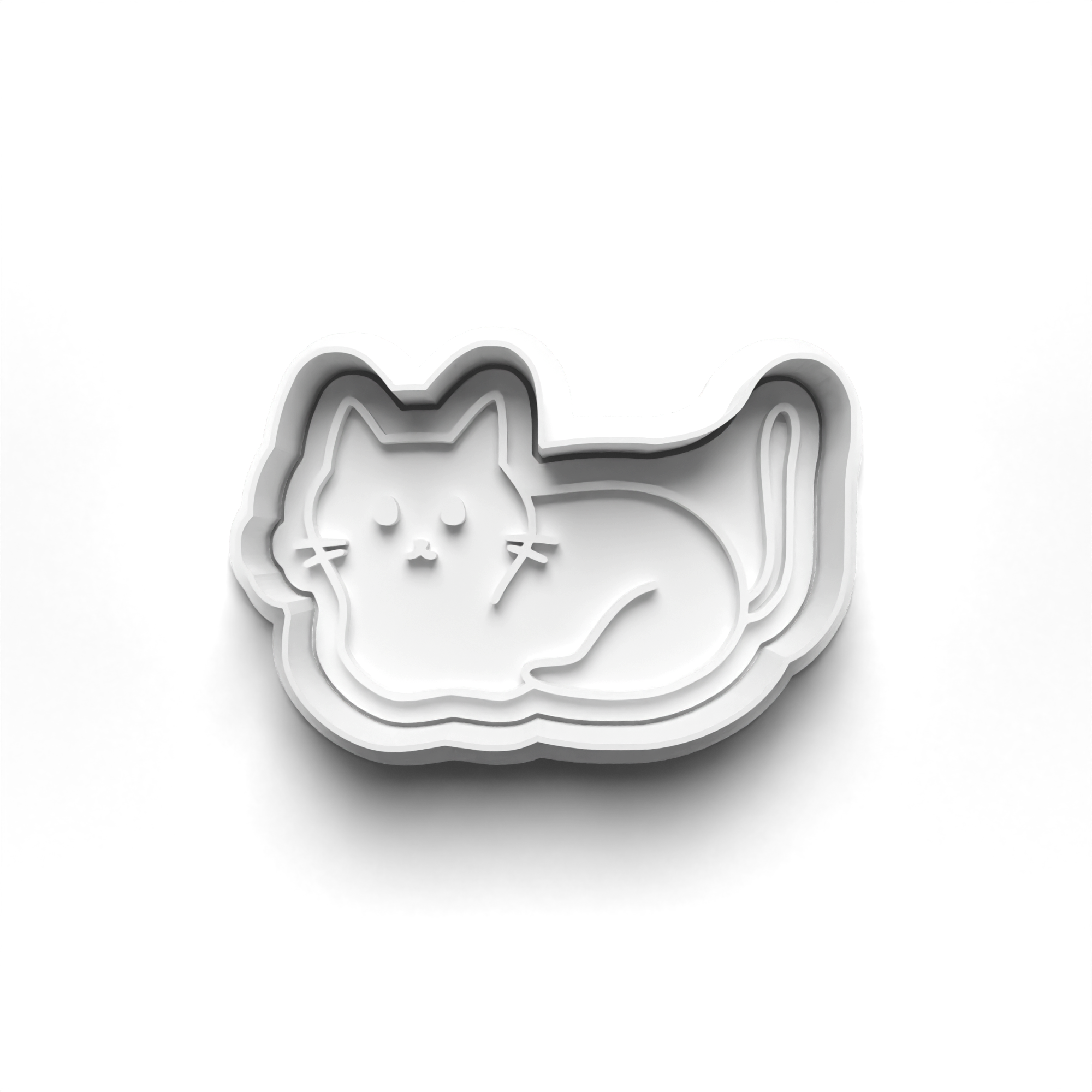 Cat Theme Cookie Cutters Set + Stamps for Baking, Cookies, Crafts 1105