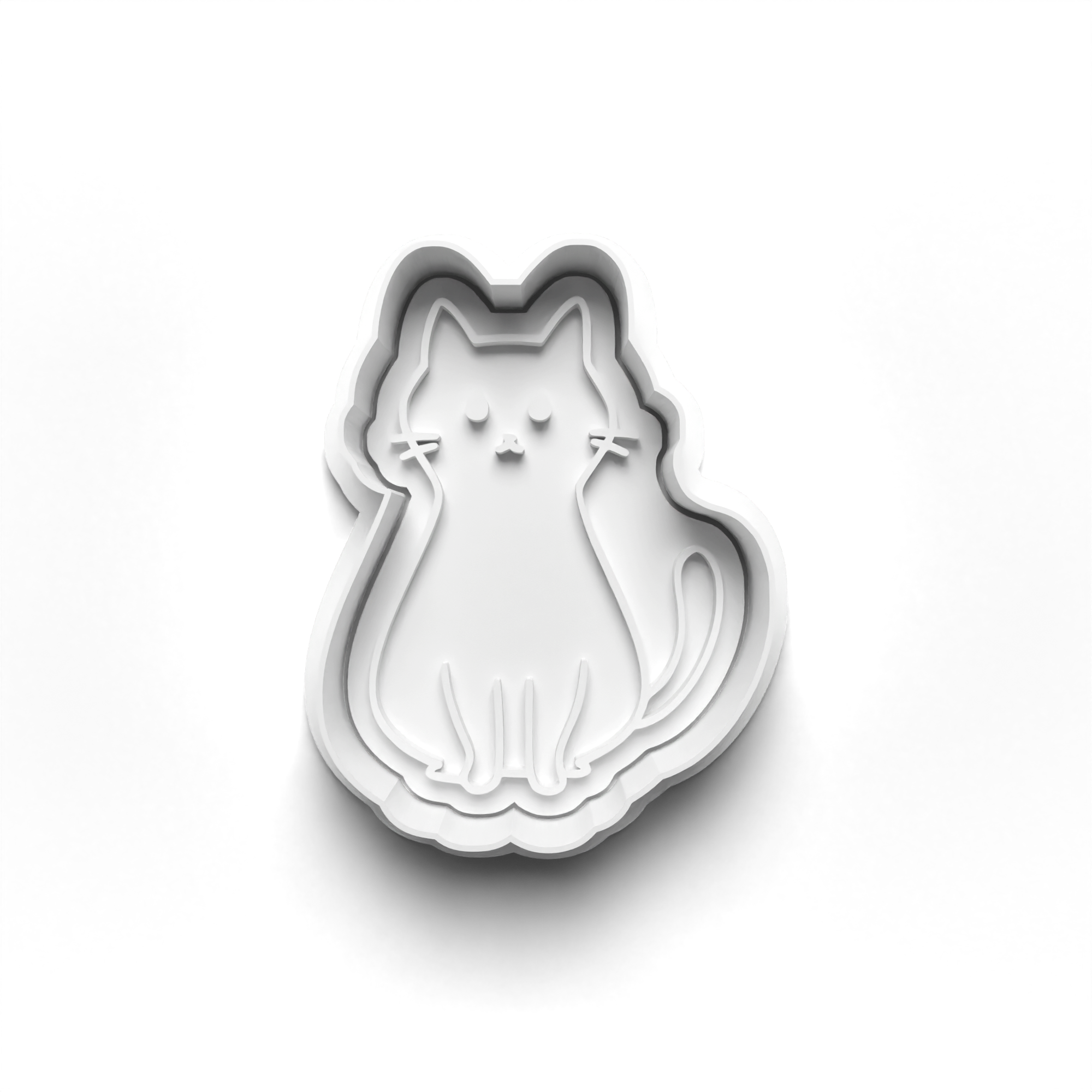 Cat Theme Cookie Cutters Set + Stamps for Baking, Cookies, Crafts 1105
