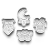 Boho Celestial Theme Cookie Cutters Set + Stamps for Baking, Cookies, Crafts 1107