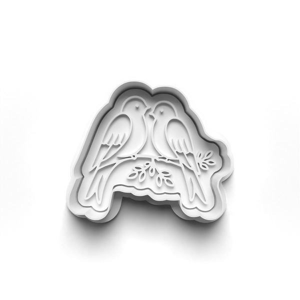 Swallows Theme Cookie Cutters Set + Stamps for Baking, Cookies, Crafts 1108
