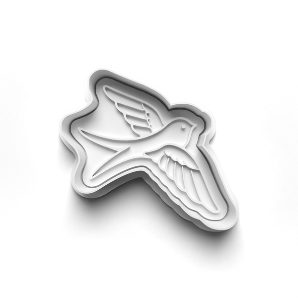 Swallows Theme Cookie Cutters Set + Stamps for Baking, Cookies, Crafts 1108
