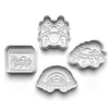 Tarantula Theme Cookie Cutters Set + Stamps for Baking, Cookies, Crafts 1111