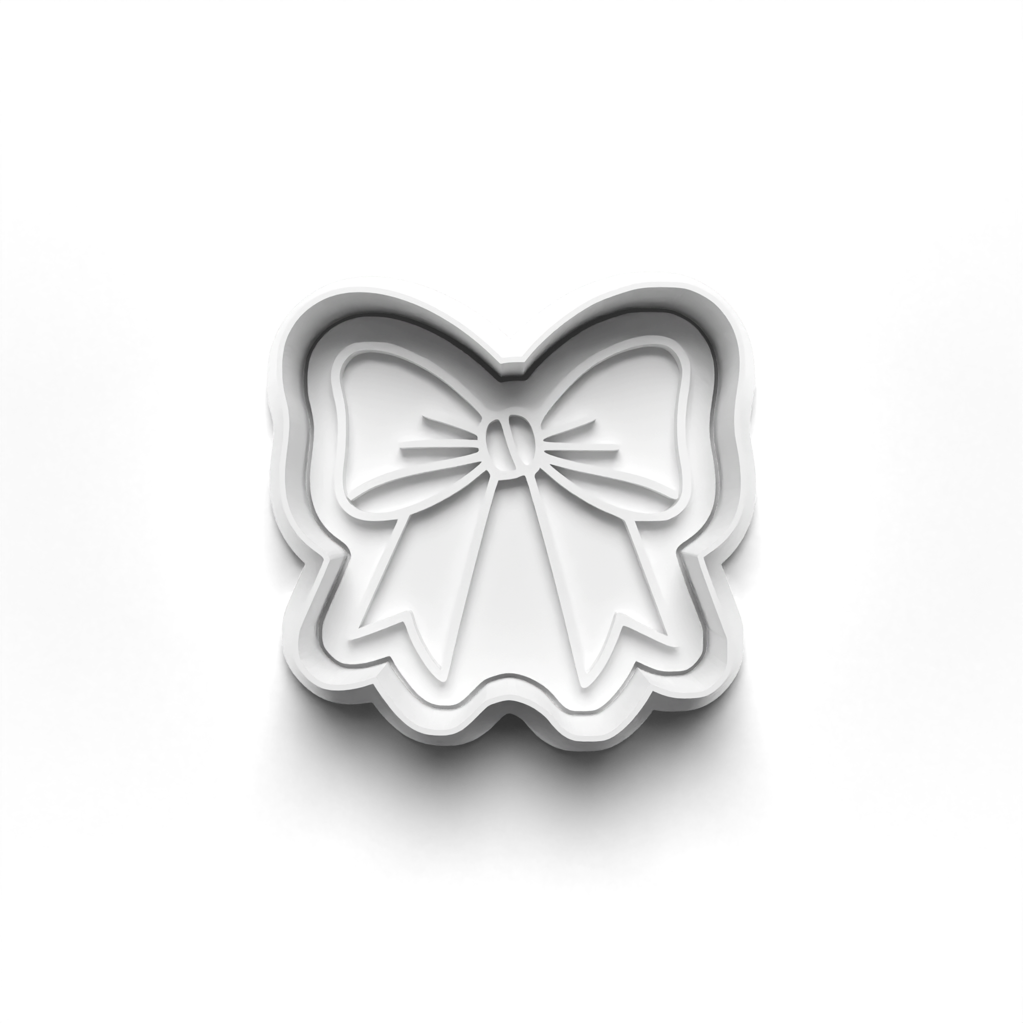Bows Theme Cookie Cutters Set + Stamps for Baking, Crafts 1116