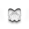 Bows Theme Cookie Cutters Set + Stamps for Baking, Crafts 1116