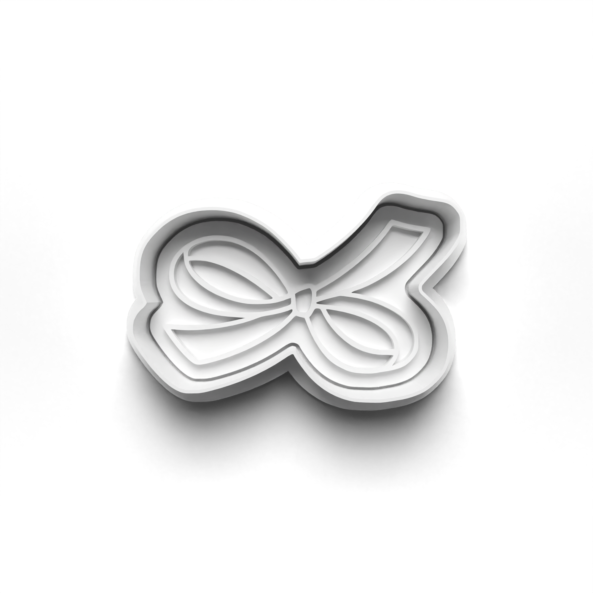 Bows Theme Cookie Cutters Set + Stamps for Baking, Crafts 1116