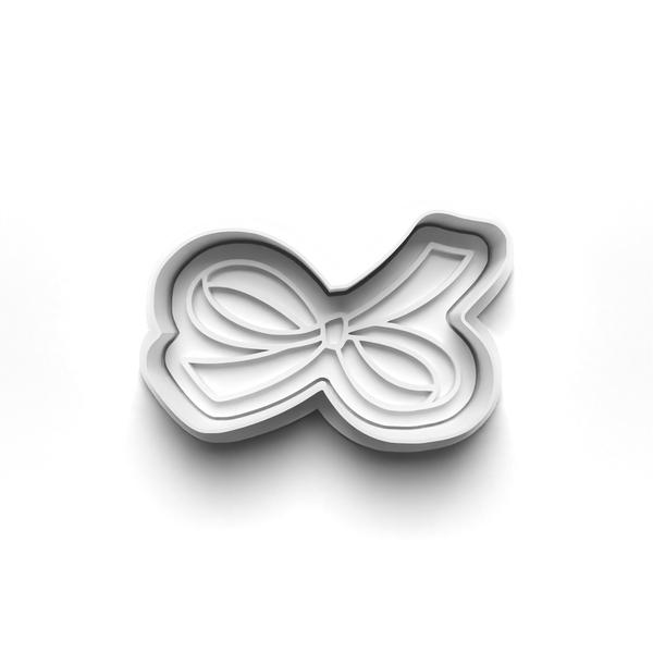 Bows Theme Cookie Cutters Set + Stamps for Baking, Crafts 1116