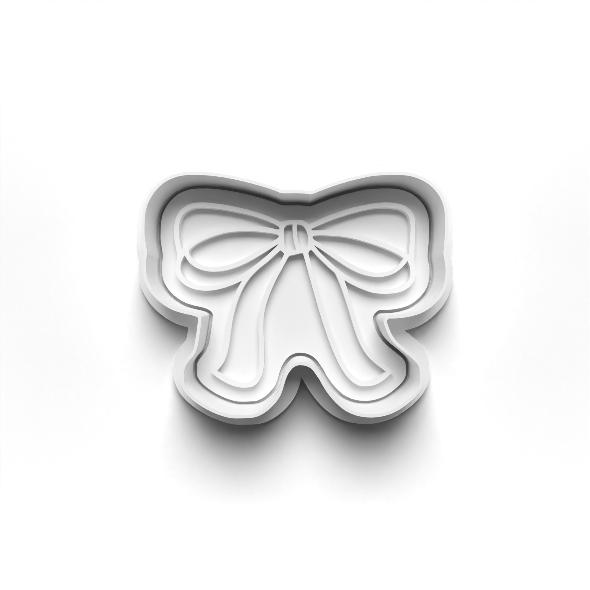 Bows Theme Cookie Cutters Set + Stamps for Baking, Crafts 1116