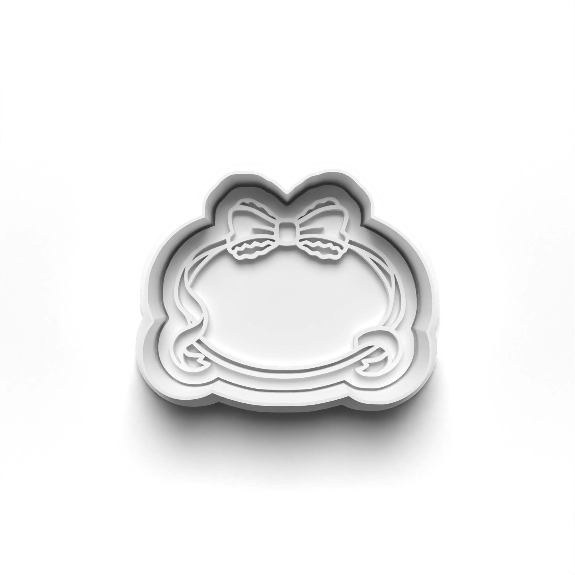 Ribbon Frame Cookie Cutters Set + Stamps for Baking, Cookies, Crafts 1117