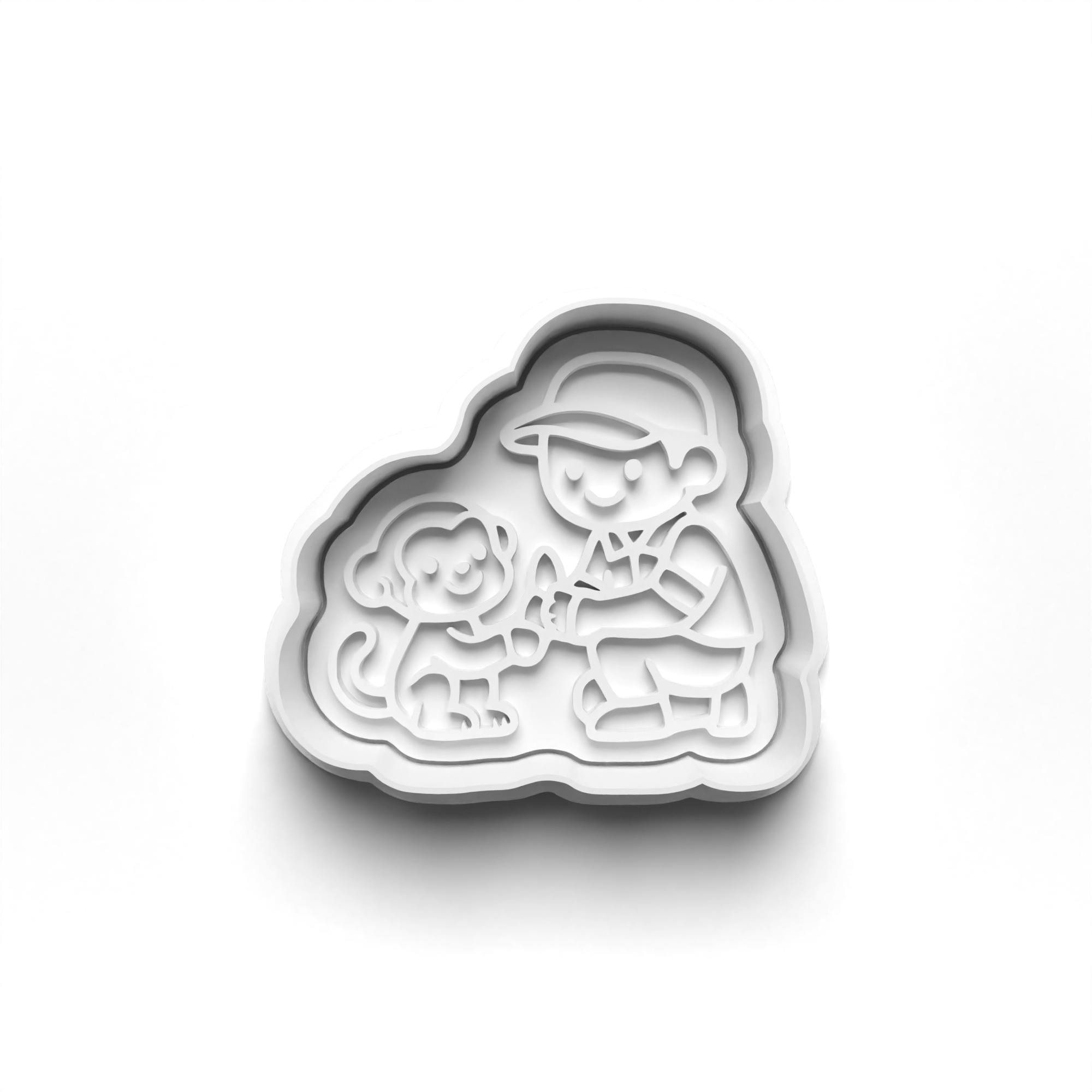 Zoo Day Theme Cookie Cutters Set + Stamps for Baking, Cookies, Crafts 1123