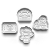 Zoo Day Theme Cookie Cutters Set + Stamps for Baking, Cookies, Crafts 1123