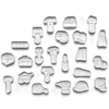 Tools Mini Cutter Set 23 Cookie Cutters Set + Stamps for Baking, Crafts, Cookies 1128