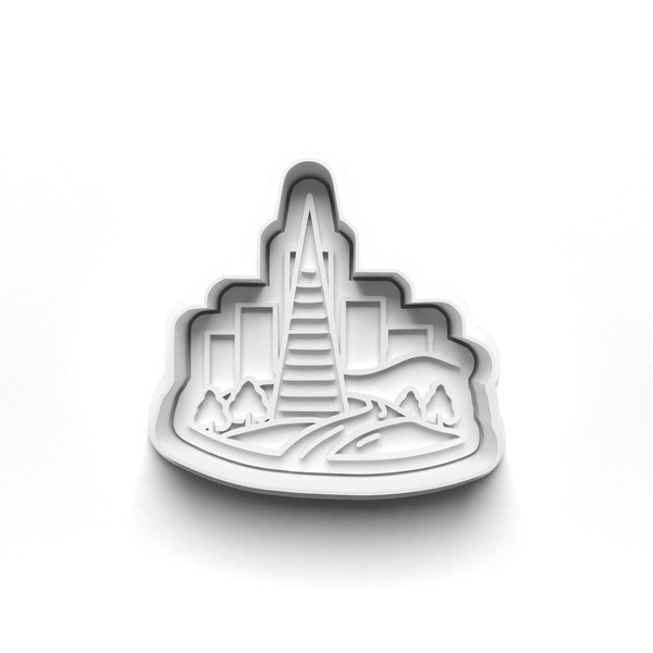 San Francisco Cookie Cutters Set + Stamps for Baking, Cookies, Crafts 1134
