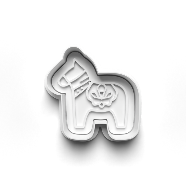 Scandinavian Folk Art Cookie Cutters Set + Stamps for Baking, Cookies, Crafts 1135