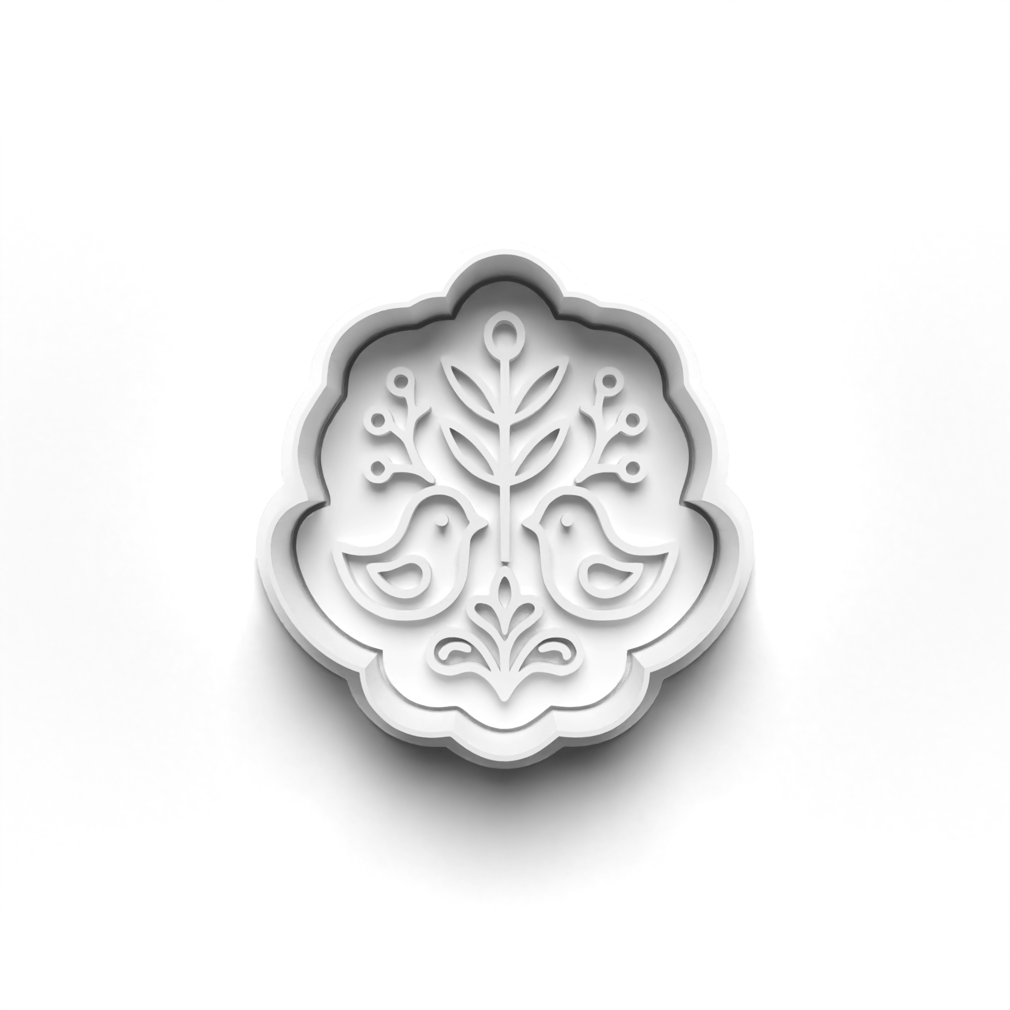 Scandinavian Folk Art Cookie Cutters Set + Stamps for Baking, Cookies, Crafts 1135