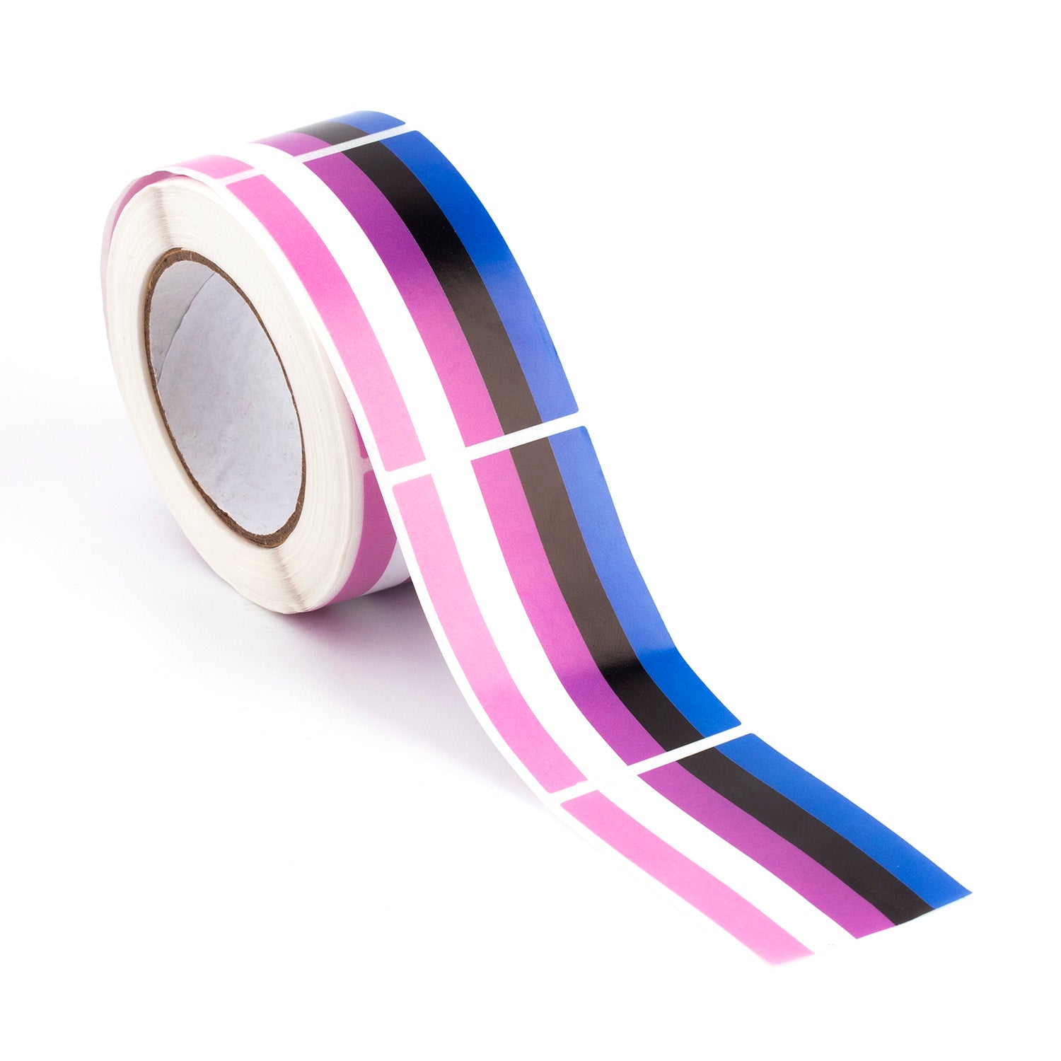 Genderfluid Flag Stickers * 250 Per Roll (2