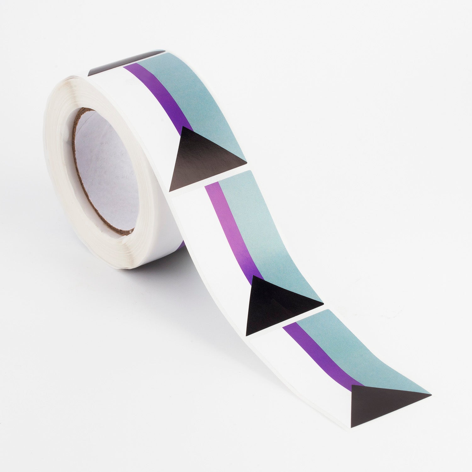 Demisexual Flag Stickers * 250 Per Roll (2